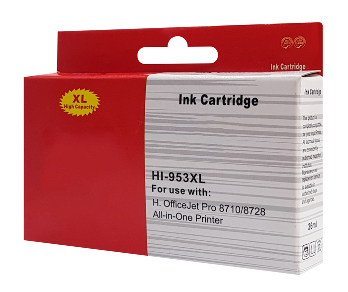 Συμβατό Inkjet για HP 953 XL, 26ml, κυανό - Image 2