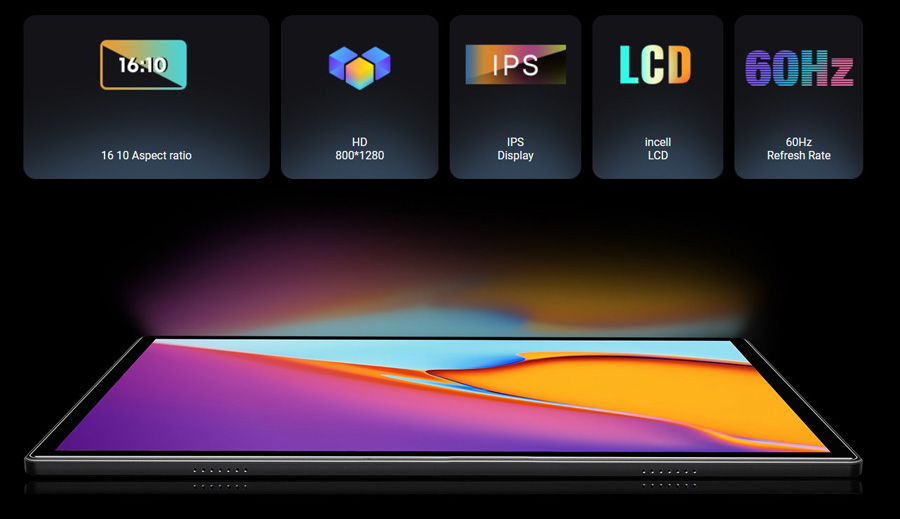 CHUWI tablet Hi10 XPro, 10.1" HD, 4/128GB, 4G, 7000mAh, Android 15, γκρι - Image 2