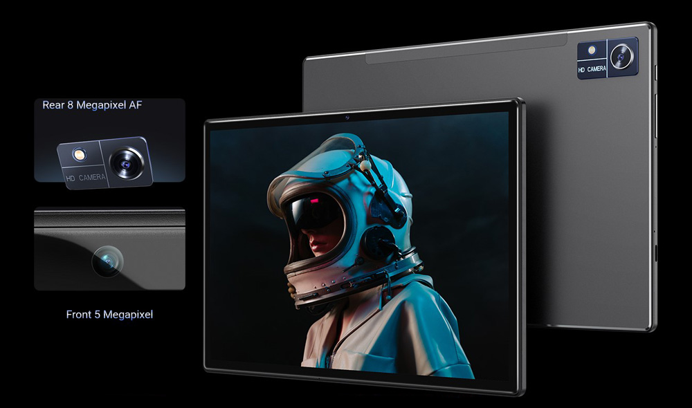 CHUWI tablet Hi10 XPro, 10.1" HD, 4/128GB, 4G, 7000mAh, Android 15, γκρι - Image 7