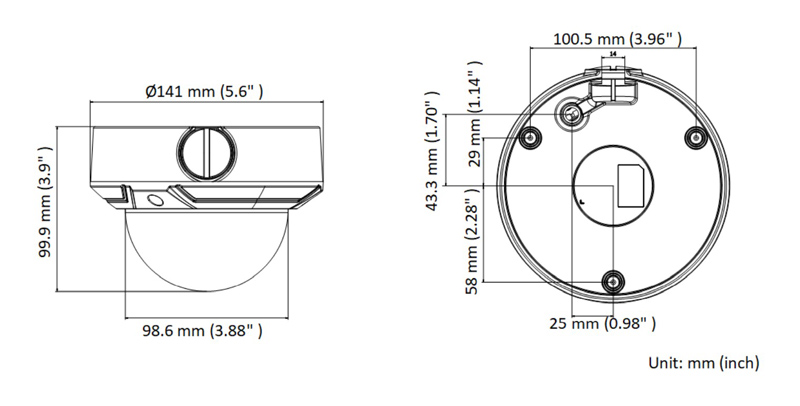 HIKVISION HIWATCH IP κάμερα HWI-D640H-Z, POE, 2.8-12mm, 4MP, IP67 & IK10 - Image 2