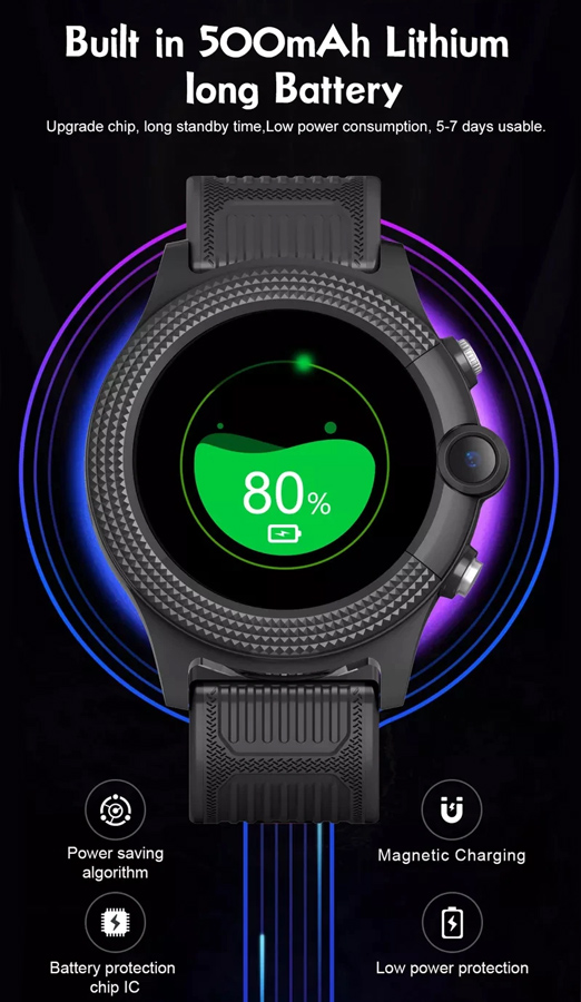 INTIME GPS smartwatch για παιδιά IT-053, 1.28", camera, 4G, IPX7, ροζ - Image 6