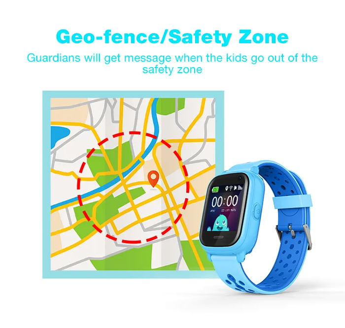 INTIME GPS smartwatch για παιδιά IT-54, 1.33", camera, 2G, IPX7, μαύρο - Image 6