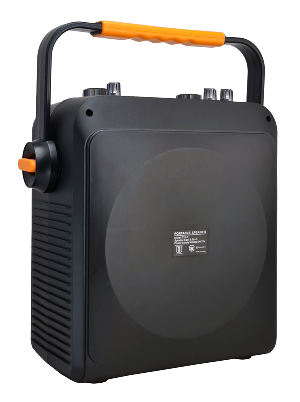 JYX φορητό ηχείο T19-T με 2x μικρόφωνα, 18W, 3000mah, LED, μαύρο - Image 10