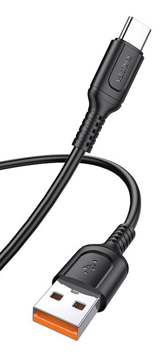 KAKUSIGA καλώδιο USB-C σε USB KSC-805, 3A, 480Mbps, 1m, μαύρο