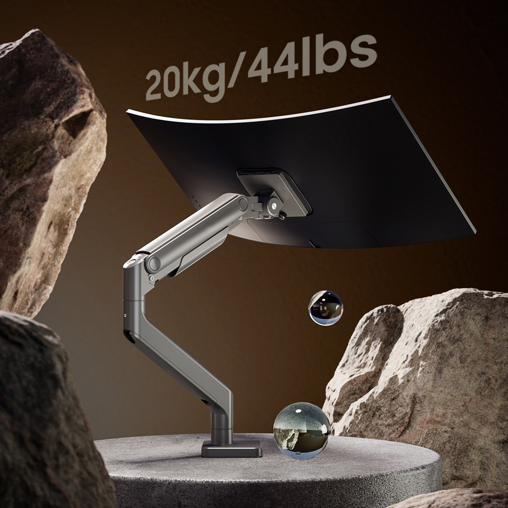 BRATECK βάση γραφείου οθόνης LDT74-C012UC, 17-49", έως 20kg, heavy duty - Image 5