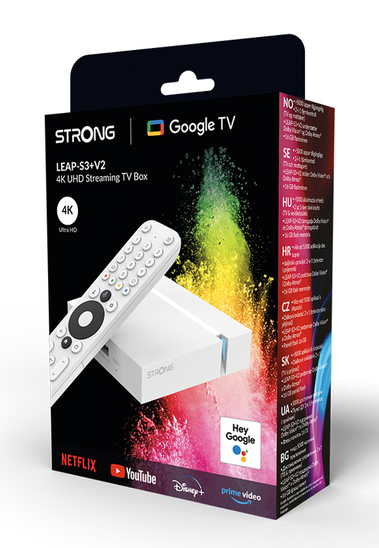 STRONG TV Box LEAP-S3+ V2, Google/Netflix πιστοποίηση, 4K, WiFi, Android 11 - Image 3