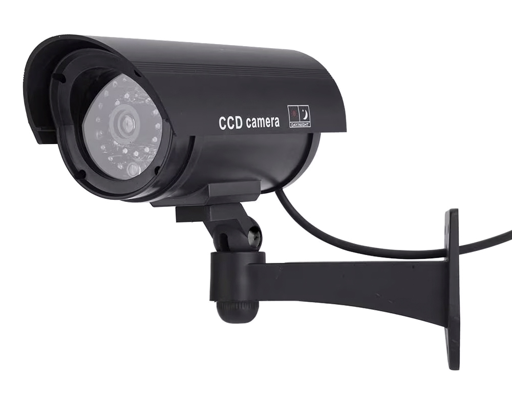 LTC ψεύτικη κάμερα CCTV LXKAM08 με LED, μαύρη