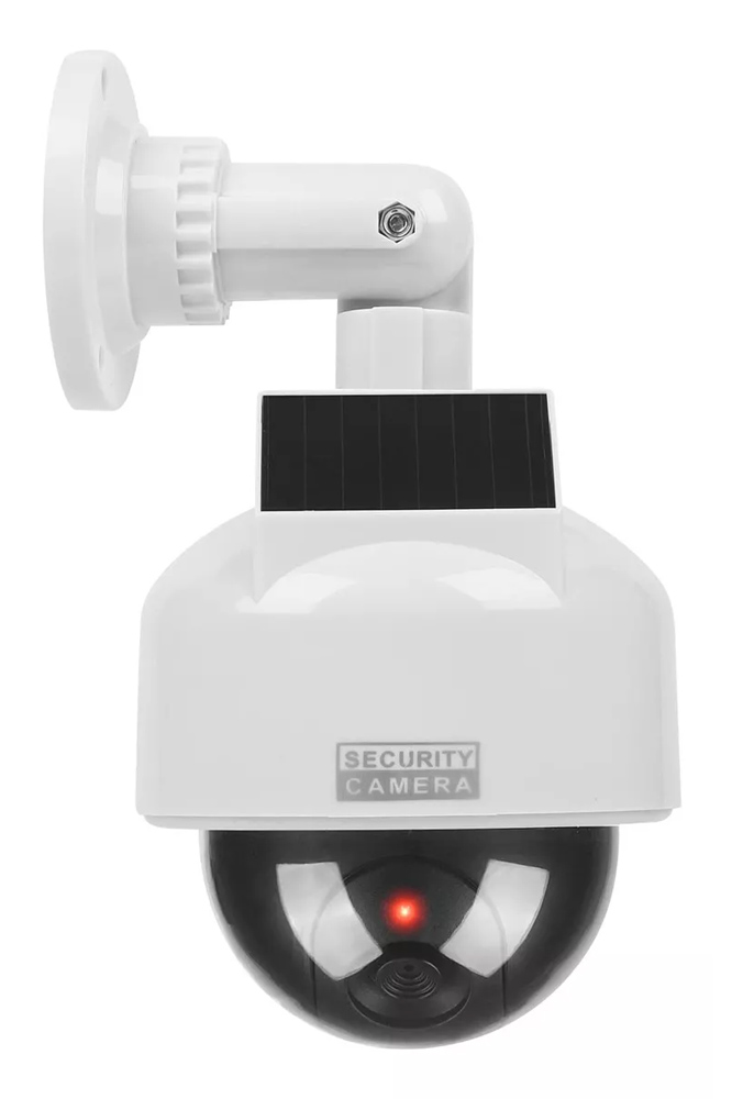 Ψεύτικη κάμερα CCTV LXKAM15 με LED, ηλιακή, λευκή