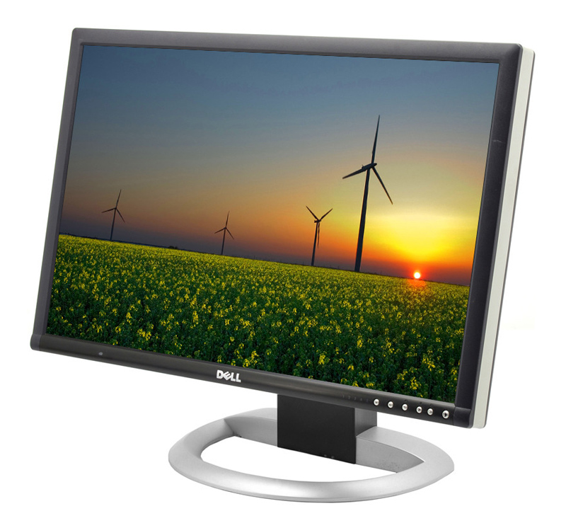 DELL used οθόνη 2405FPW LCD, 24" 1920x1200, VGA/DVI, Grade B