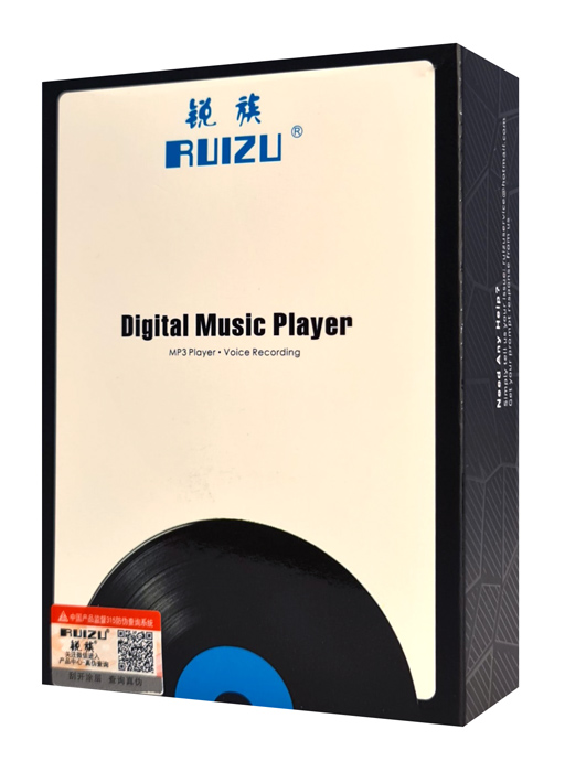 RUIZU MP3 player M8 με ηχείο, 1.54", 16GB, BT, ελληνικό μενού, μαύρο - Image 6