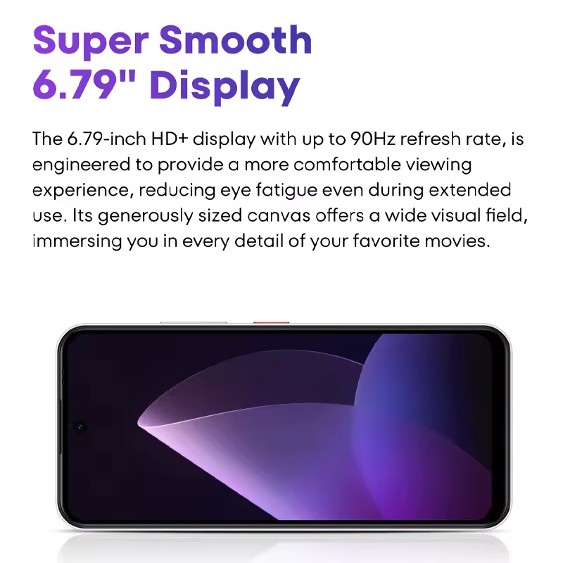 MEIZU smartphone Mblu 22, 6.79", 3/64GB, 5000mAh, μαύρο - Image 4