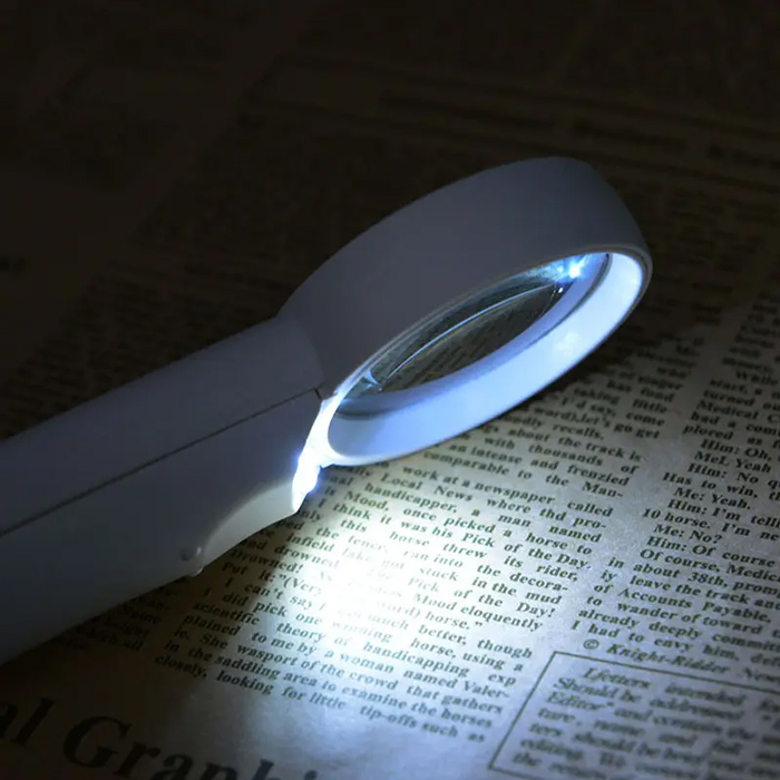 SUNSHINE μεγεθυντικός φακός χειρός MG6B-3 με φωτισμό LED, Φ50mm, 5x - Image 2