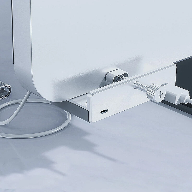 ORICO USB hub MH4PU-P με σφιγκτήρα, 4x θυρών, 5Gbps, USB σύνδεση, ασημί - Image 4