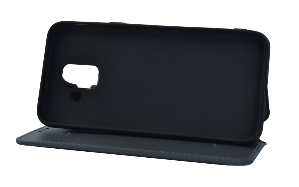 POWERTECH Θήκη Slim Leather για Xiaomi Redmi 6 Pro, γκρι - Image 4