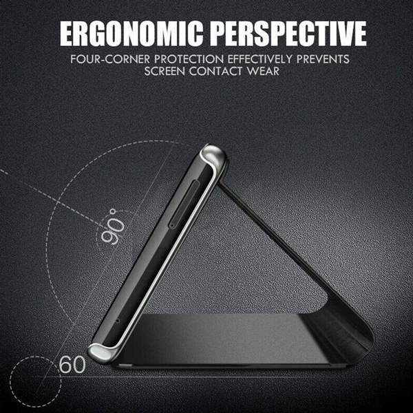 POWERTECH θήκη Clear view MOB-1599 για Xiaomi Mi 9, μαύρο - Image 2