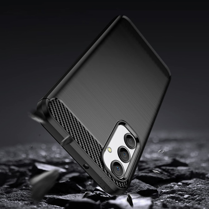 POWERTECH θήκη Carbon MOB-1852 για Samsung Galaxy A24, μαύρη - Image 2