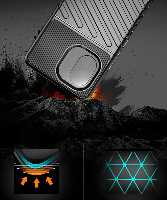 POWERTECH Θήκη Thunder MOB-1926 για Samsung A54 5G, μαύρη - Image 2