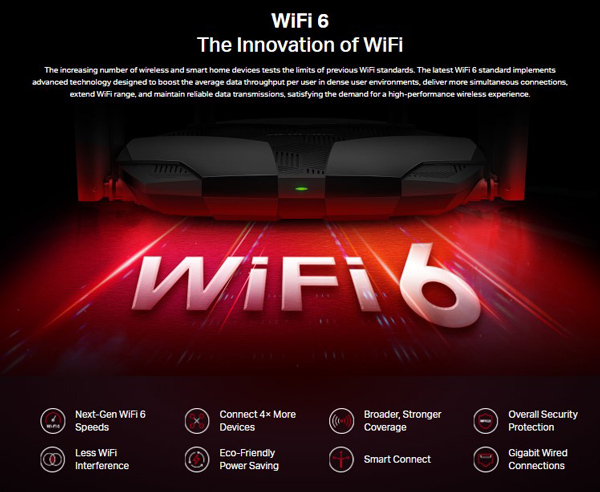 MERCUSYS router MR70X, Wi-Fi 6, 1800Mbps AX1800, Dual Band, Ver. 1.0 - Image 2