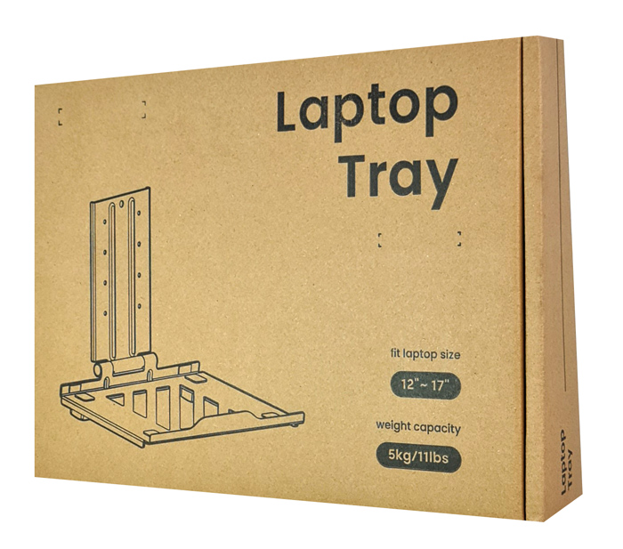 BRATECK βάση laptop NBH-7 για βάση οθονών VESA, έως 17", μαύρη - Image 7