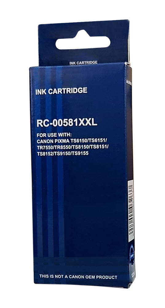 Συμβατό InkJet για Canon, 581XXL, 12.2ml, μαύρο - Image 2