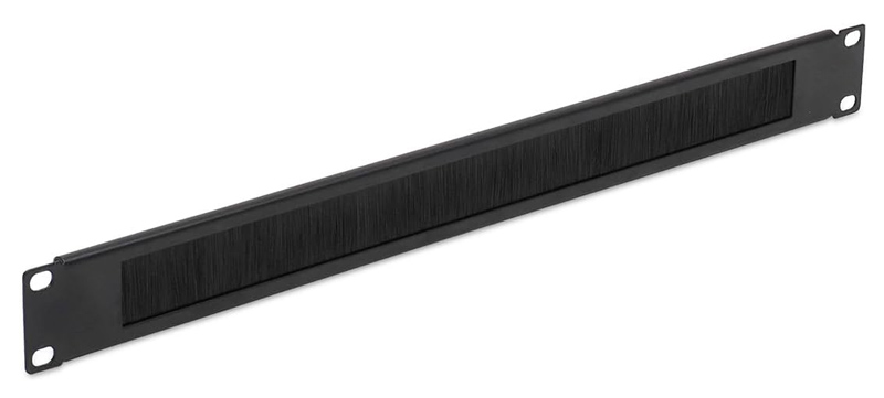 POWERTECH βούρτσα προστασίας για rack NETW-0030, 19"/1U, μεταλλικό, μαύρο