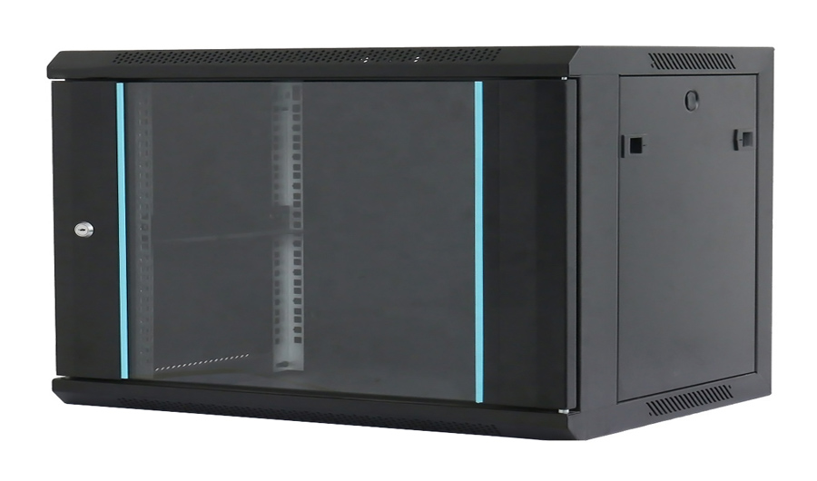 POWERTECH επιτοίχια καμπίνα rack 19" NETW-0036, 600 x 450 x 370mm, 6U