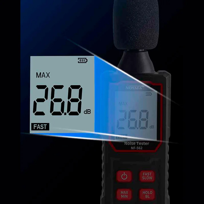 NOYAFA ψηφιακό ντεσιμπελόμετρο NF-562, 30-130dB - Image 4