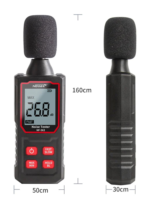 NOYAFA ψηφιακό ντεσιμπελόμετρο NF-562, 30-130dB - Image 7