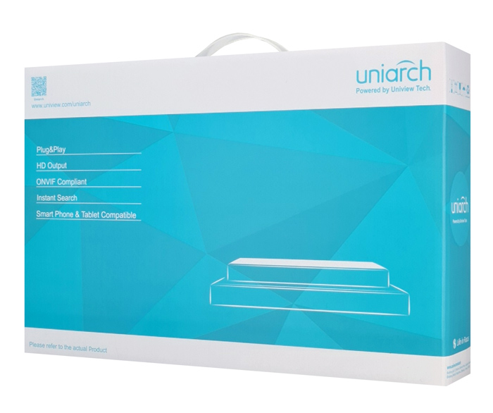 UNIARCH NVR καταγραφικό NVR-216S2-P16, H.265/H.264, 8MP, 16 κανάλια PoE - Image 5