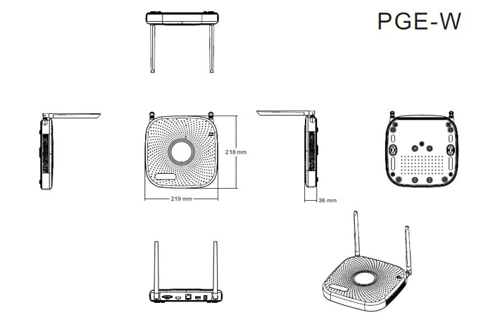 LONGSE NVR καταγραφικό NVR2108PGEW WiFi, H.265/H.264, 8 κανάλια - Image 2