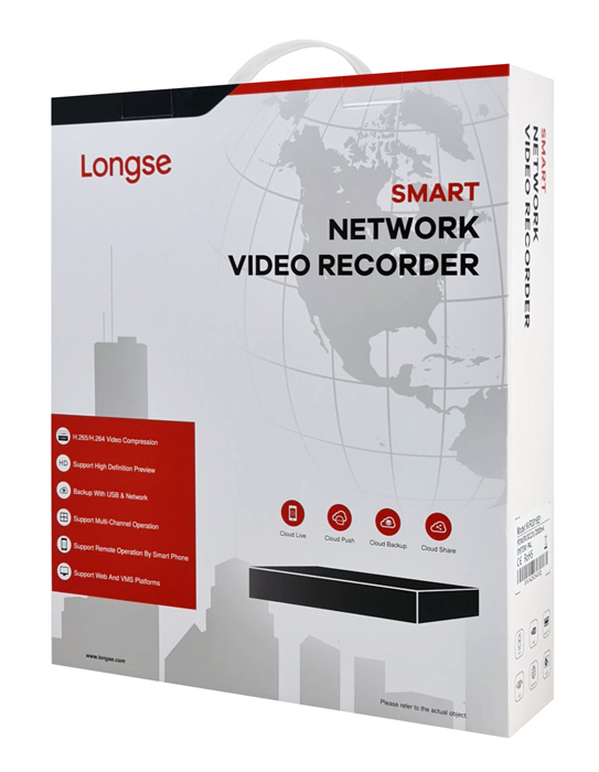 LONGSE NVR καταγραφικό NVR3332E2, 4K, H.265/H.264, 32 κανάλια - Image 4