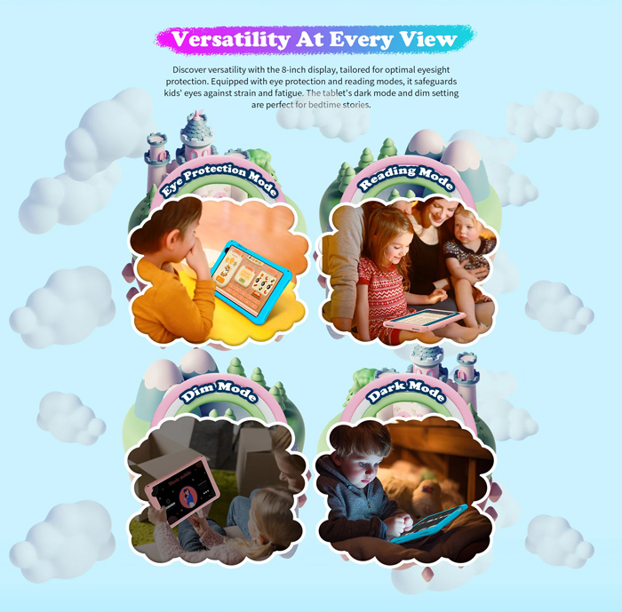 TECLAST tablet P85T Kids, 8" HD, 4/64GB, Android 14, 5000mAh, ροζ - Image 12