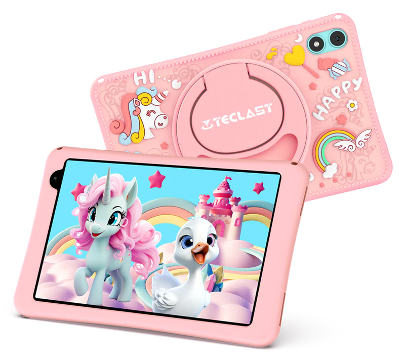 TECLAST tablet P85T Kids, 8" HD, 4/64GB, Android 14, 5000mAh, ροζ