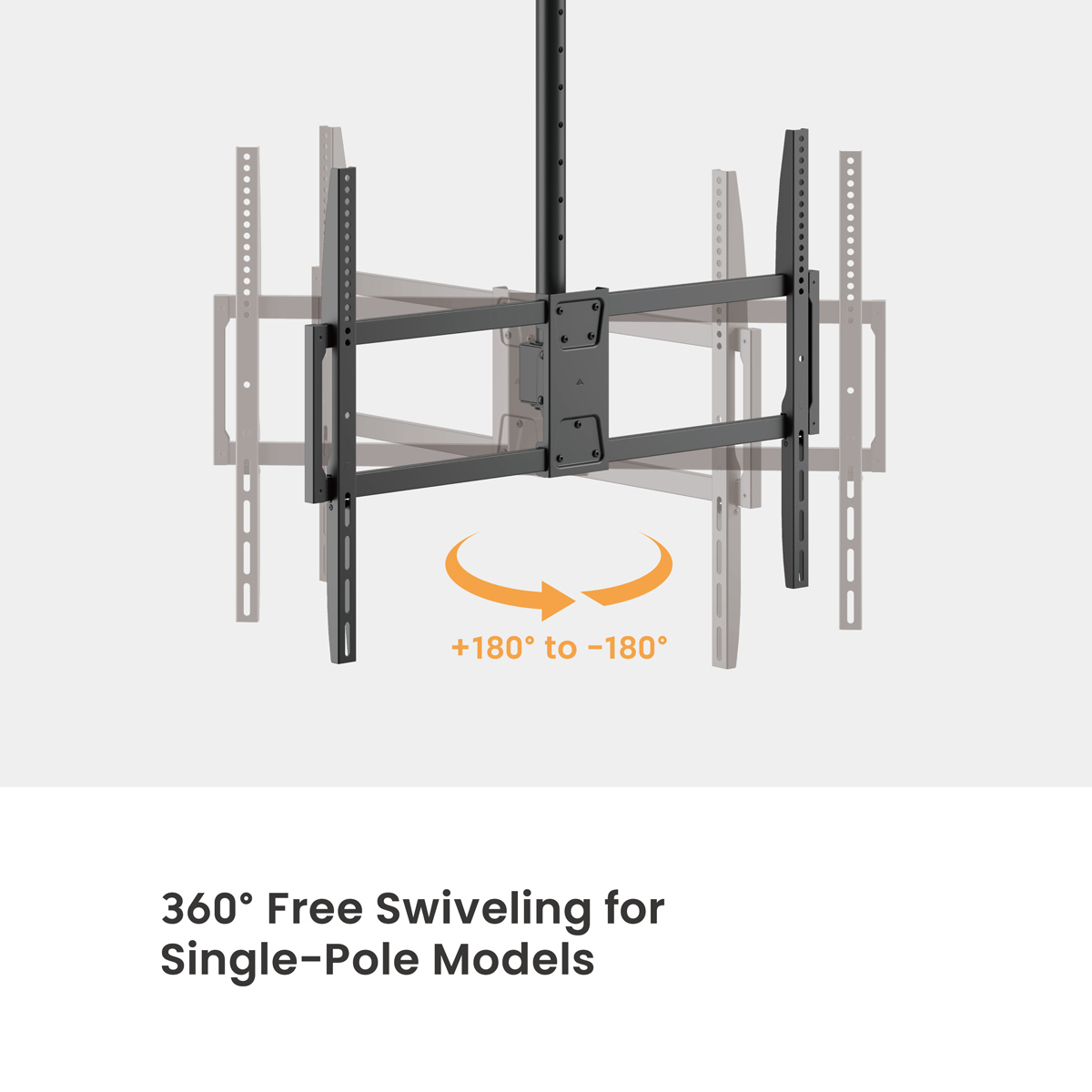 BRATECK βάση τηλεόρασης οροφής PLB-CE1568XL, 50-100", έως 80kg, heavy duty - Image 7