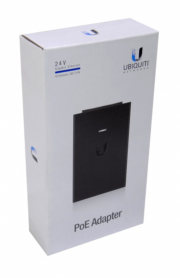 UBIQUITI Gigabit PoE Adapter POE-24-24W-G, 24V, 1A, 24W, με power cable - Image 3