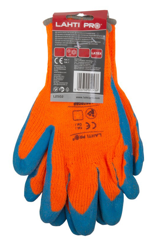 LAHTI PRO γάντια εργασίας L2502 προστασία έως -50°C 10/XL πορτοκαλί-μπλε - Image 2