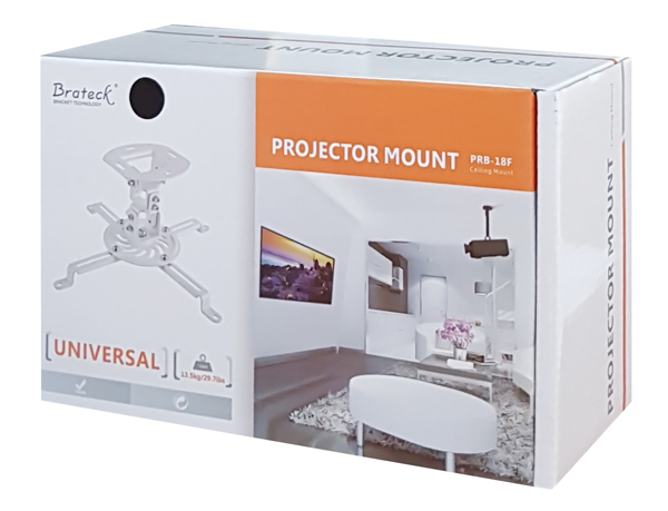 BRATECK Βάση για projectors PRB-18F, οροφής, 360° περιστροφή, έως 13.5kg - Image 4