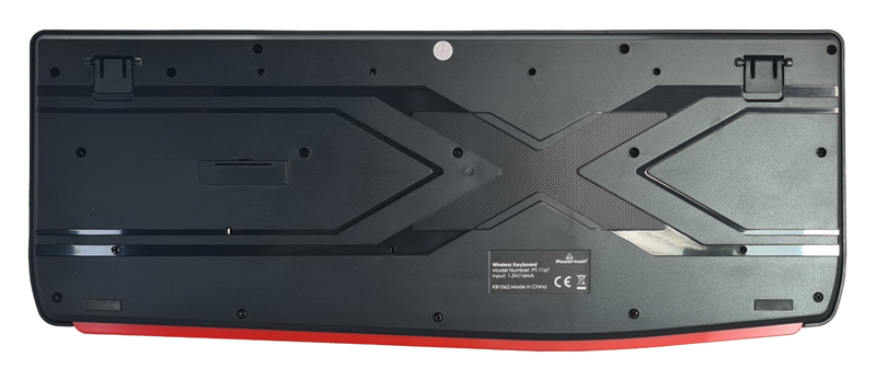 POWERTECH set ποντίκι & πληκτρολόγιο PT-1167, 2.4GHz & Bluetooth, μαύρο - Image 4