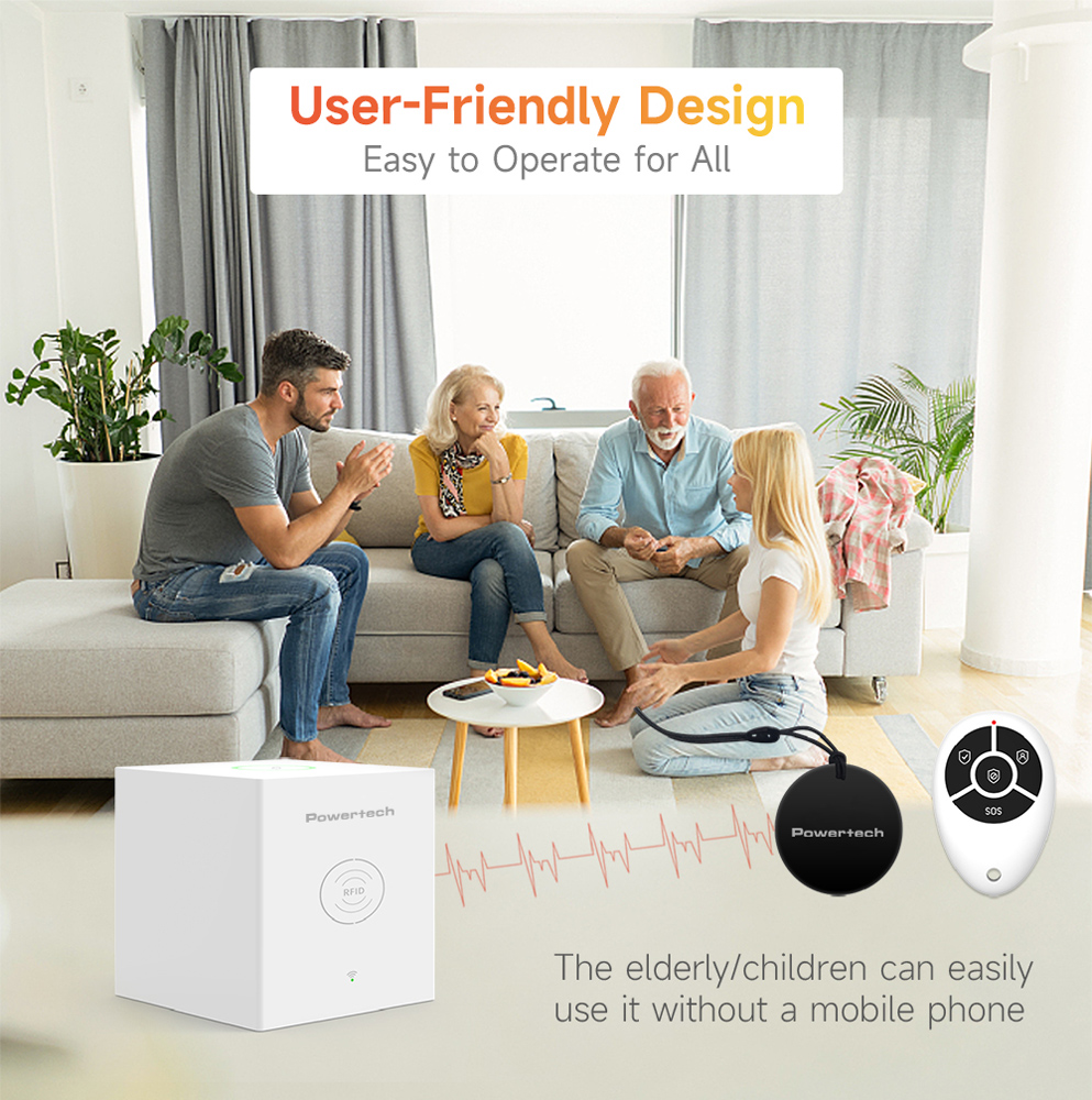 POWERTECH smart ασύρματο σύστημα συναγερμού PT-1285, RFID, WiFi, TUYA - Image 9