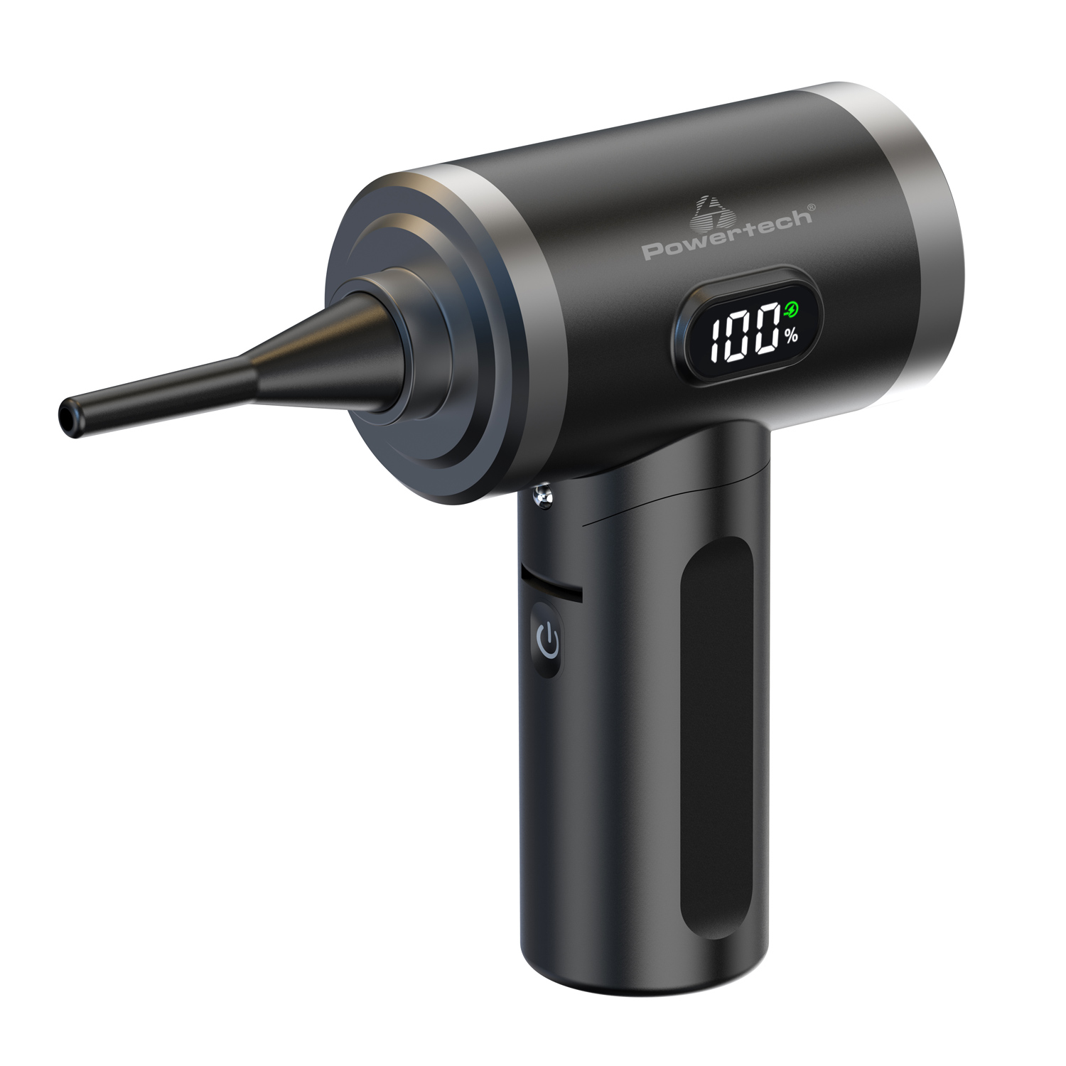 POWERTECH ηλεκτρικό air duster PT-1316 με LED φακό, 50W, 3600mAh, μαύρο - Image 2