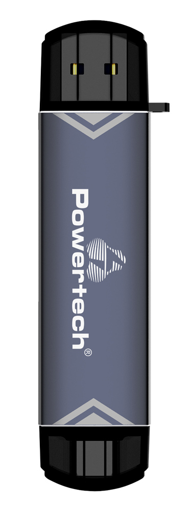 POWERTECH card reader PT-1343 για SD & micro SD, USB 3.2, 5Gbps, γκρι - Image 5