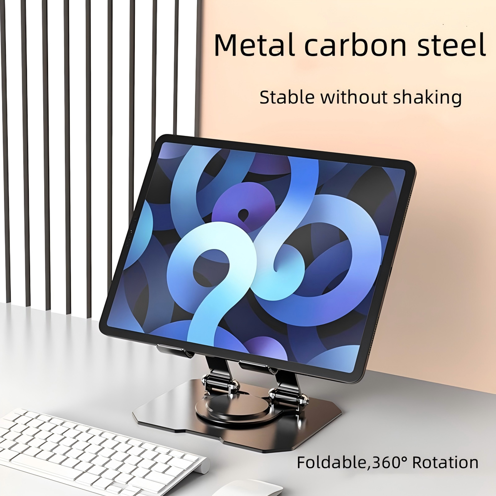 POWERTECH επιτραπέζια βάση για tablet PT-1355 έως 16", foldable, μαύρη - Image 2