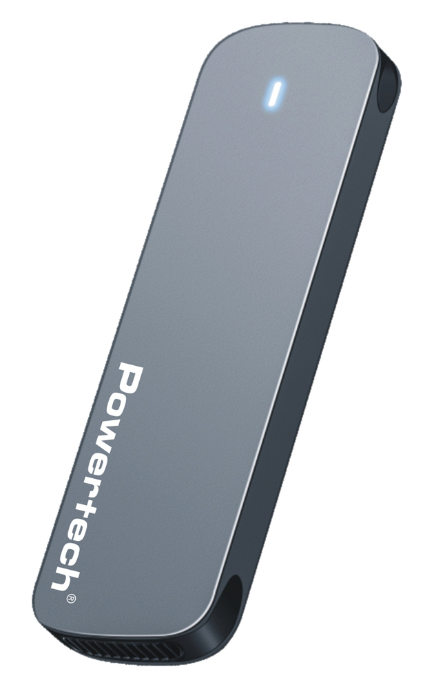 POWERTECH θήκη για M.2 SATA SSD PT-1374, 6Gbps, γκρι