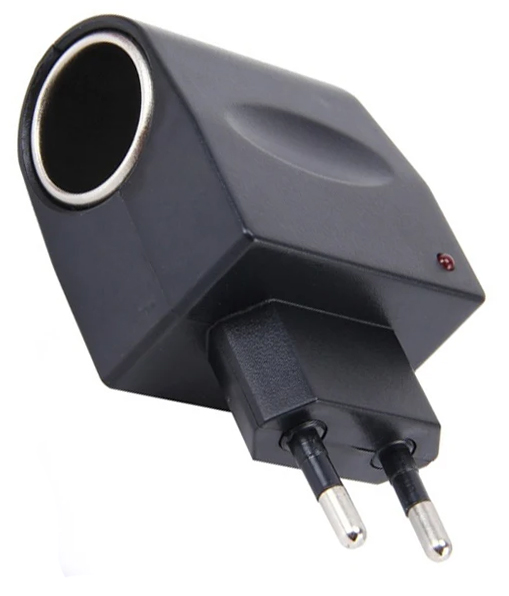 Αντάπτορας φόρτισης PT-807, από UK/EU πρίζα σε αυτοκινήτου