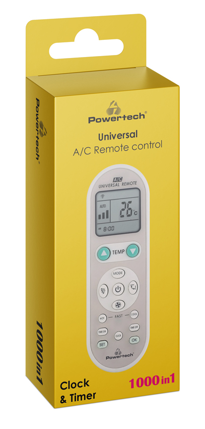 POWERTECH Χειριστήριο κλιματιστικού PT-835, universal 1000 σε 1 - Image 2