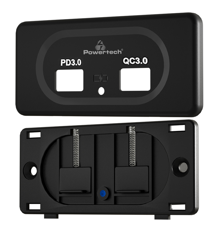 POWERTECH πρίζα USB για σκάφη & οχήματα PTL-008, USB & USB-C, 36W - Image 4