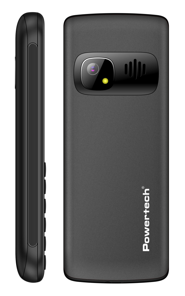 POWERTECH κινητό τηλέφωνο Sentry 4G Bar, 2.4", dual SIM, με κάμερα, μαύρο - Image 2