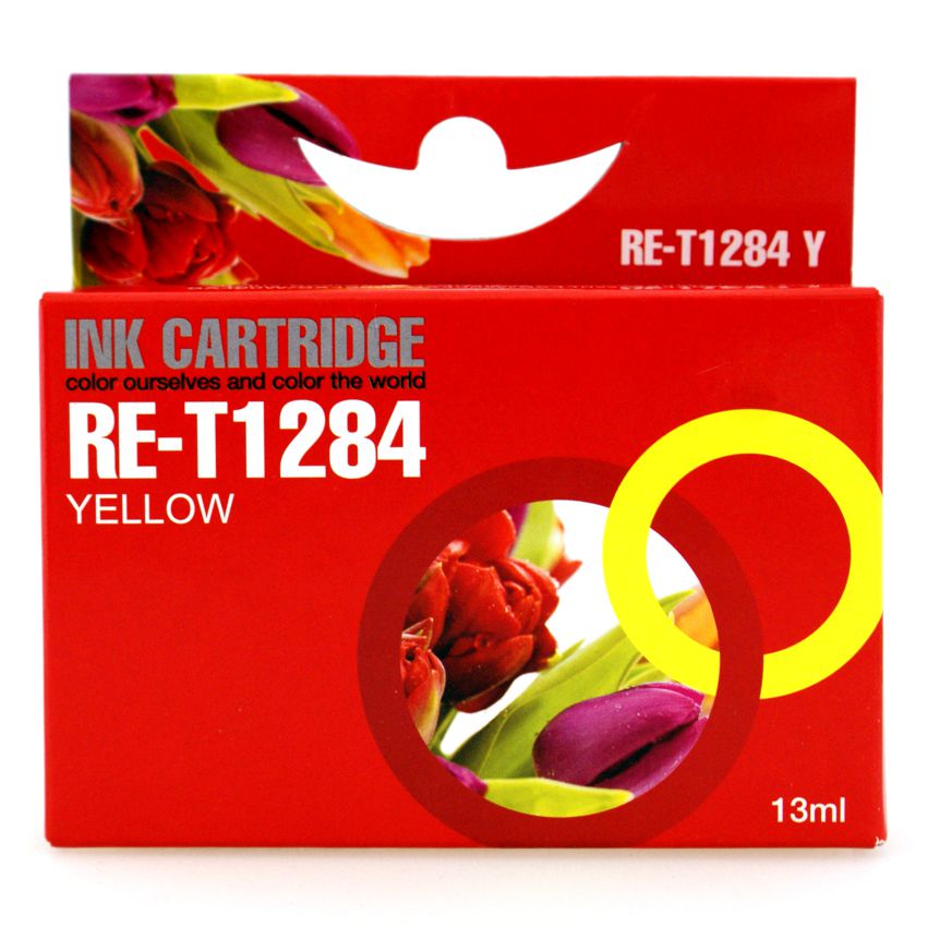 Συμβατό InkJet για Epson, T1284, κίτρινο - Image 2