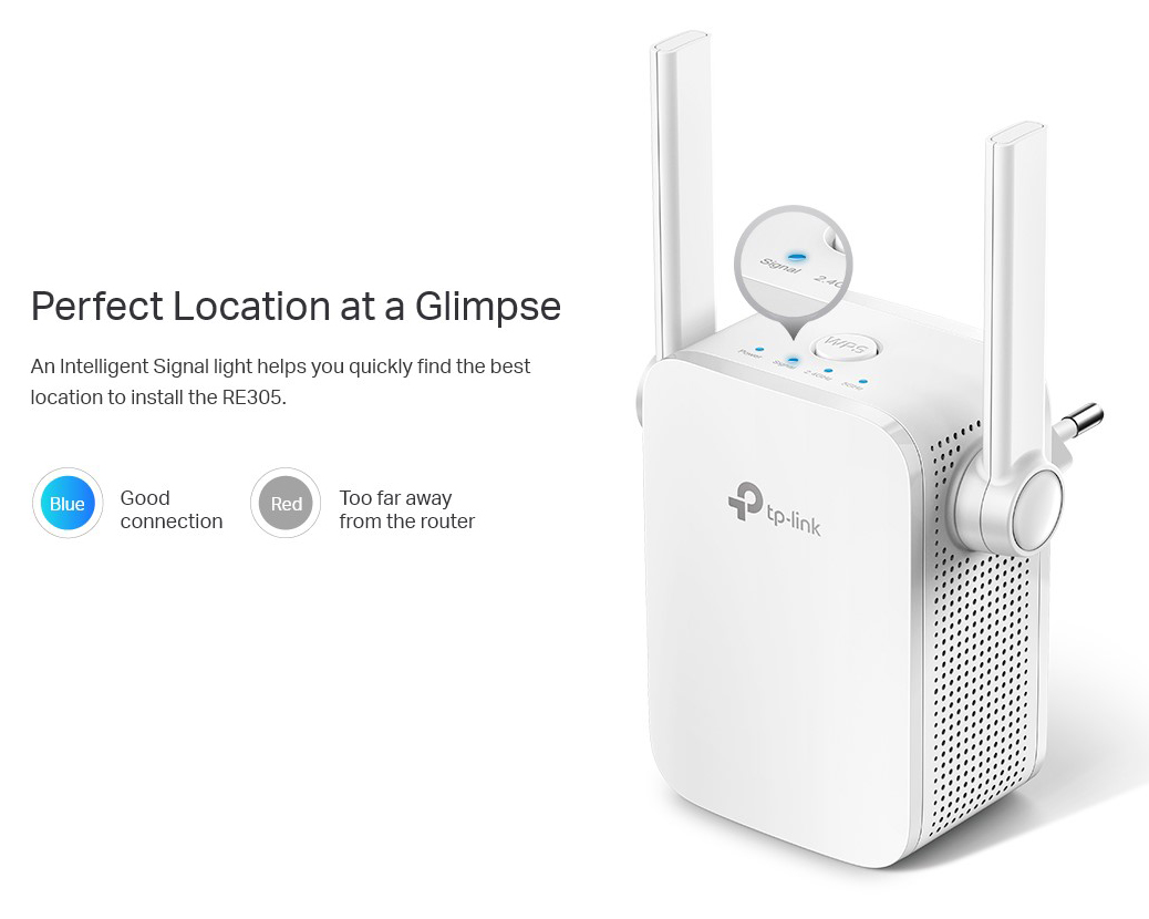 TP-LINK AC1200 Wi-Fi Range Extender RE305, dual band, Ver. 3.0 - Image 2