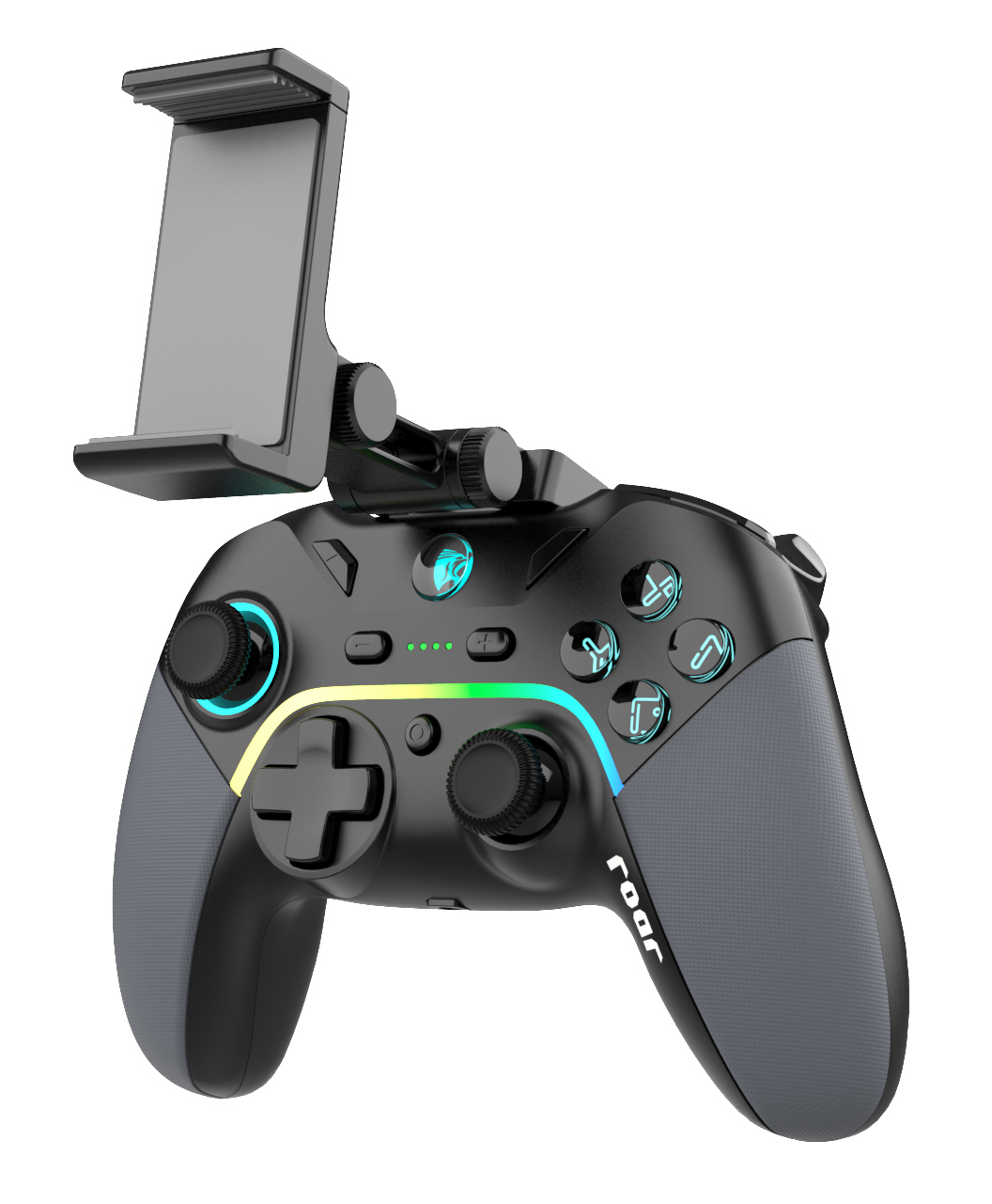 ROAR ασύρματο gamepad RR-0022, Switch/PC/iOS/Android, Bluetooth, μαύρο - Image 2